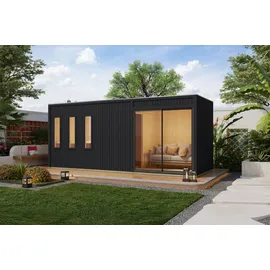 Karibu Monterey inkl. 9 kW Ofen + int. Steuerung + 10-teiliges Saunaset