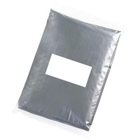 eBuyGB 10 Stück Notfall-Regenponcho – Outdoor Pacamac (Transparent Silber)
