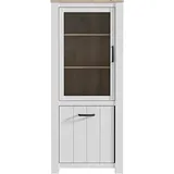 Forte Vitrine Elara / Weiß