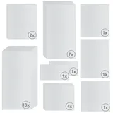 Zelsius Hohlkammerstegplatten Set 31-teilig 4 mm Gewächshaus Ersatzplatten - Zelsius