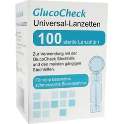 GLUCO CHECK Lanzetten Universal 100 St Lanzetten