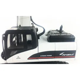 AMEWI Vollmetall-Bagger 1:14  RtR weiß 22415