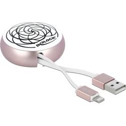 Delock Lightning – USB A (0.92 m, USB 2.0), USB Kabel