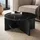 Wohnling Couchtisch Schwarz MDF Marmor 70 x 70 x 33 cm