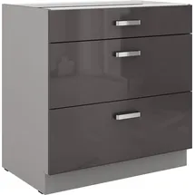 Küchen-Preisbombe Unterschrank 80 cm Grau