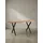 KADIMA DESIGN Schreibtisch XL Professional 180x90 Akazie Massiv Goldbraun-Schwarz Baumkante Büro Design Kreta Kollektion Kadima Design
