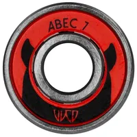 Powerslide ABEC 7 Freespin 16-Pack - Rot,Silber