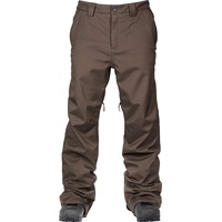 L1 Premium Goods Herren Slim Chino Pant '21 Hose Wasserabweisend Atmungsaktiv Snowboardhose Men, Espresso, XS