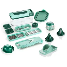 Genius Nicer Dicer Fusion 16-tlg. smaragdgrün