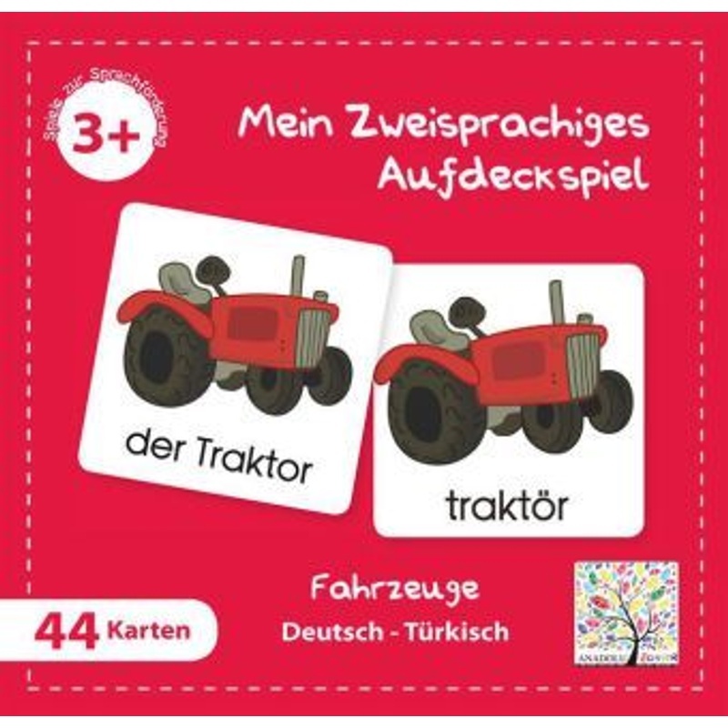 Mein Zweisprachiges Aufdeckspiel  Fahrzeuge  Türkisch (Kinderspiel)