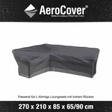 AeroCover Loungesethülle L-Form 270 x 210 x 90 cm Grau