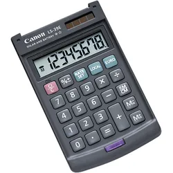 Canon LS-39E - Taschenrechner - 8 Stellen - Solarpanel, Batterie - Dunkelgrau