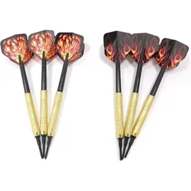 Sinwind Dartpfeile Set mit Kunststoffspitze, 12 Stück Softdart