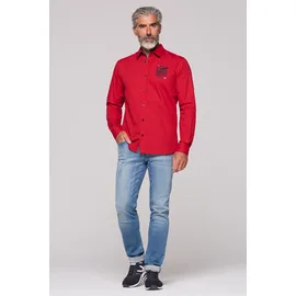 Camp David Langarmhemd rot 4XL