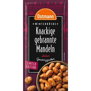 Ostmann Gewürze – Gebrannte Mandeln Gewürzzucker | für 200 g knackig-gebrannte Mandeln, Walnüsse oder Cashewkerne | 10 g im Beutel