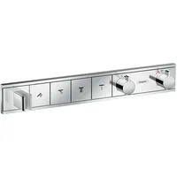 Hansgrohe RainSelect Thermostat Unterputz für 4 Verbraucher mit integriertem Brausehalter (15357000)