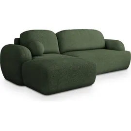 masseno Eckcouch Polyester 3-Sitzer Grün