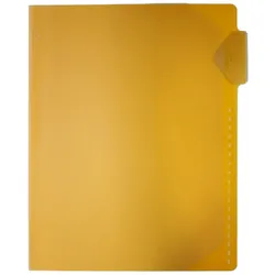 DURABLE Karteikarten-Tasche, DIN A4, mit Rastlochung, gelb