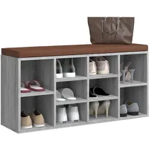 vidaXL Schuhbank 103 x 30 x 48 cm grau / grau
