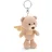 NICI Schlüsselanhänger Dein Schutzengel Bär mit Herz 10cm beige - Plüsch-Begleiter Kuscheltieranhänger mit Schlüsselring für Schlüsselband, Schlüsselbund & Schlüsselhalter
