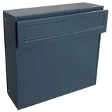 Letterbox24.de A-050 Anthrazit Zaun Durchwurf Briefkasten RAL 7016)