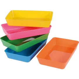 Eduplay Materialschalen XL 25 x 15 x 4,5 cm 5-teilig