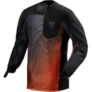 RevIt! Revit Trailblazer Motocross Jersey, schwarz-rot, Größe XL für Männer
