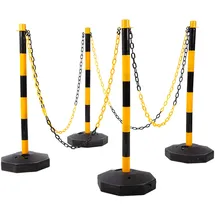 KS Tools Absperrpfosten-Satz mit Kette 13-tlg