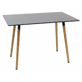 Relaxdays Esstisch 75 x 110 x 70 cm schwarz/natur