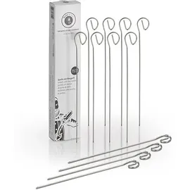 Buddy's · BBQ · ESTD.2018 · Grillspieß 21 cm Edelstahl silber