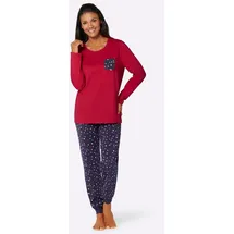 Witt Schlafanzug Schlafanzug . rot 52/54