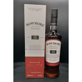 Bowmore 15 Years Old Islay Single Malt Scotch 43% vol 0,7 l Geschenkbox
