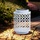 ETC Shop LED Solarleuchte 13 x 18 cm orientalisch-weiß