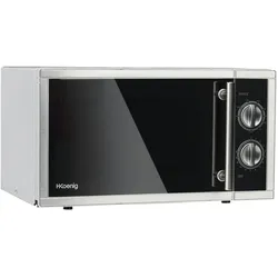 H.Koenig VIO7 Mikrowelle mit Grill / 9 Programme / Kapazität 23 L / 1000 W Leistung Grill / 900 W Leistung Mikrowelle / silber