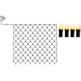 MARELIDA LED Lichternetz GOLDEN Serie 160 bernstein LED 2mx2m für Außen