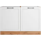 KOCHSTATION Spülenschrank »KS-Lana«, Breite 120 cm, weiß