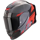 Scorpion Exo-R1 Evo Carbon Air Rally Integralhelm - Schwarz/Rot - S