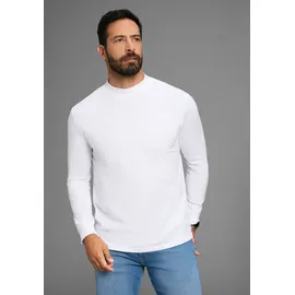 MAN'S WORLD Stehkragenshirt weiß 3XL