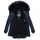 Navahoo Damen, Warmer Winterparka mit Kapuze Luluna Prc blau, Gr. XS - XS