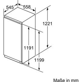Bosch Serie 8 KIF41ADD0 Einbaukühlschrank (187 l, 1221 mm hoch)