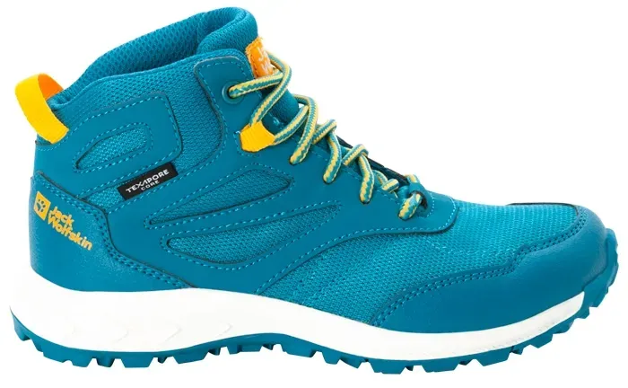 Jack Wolfskin Wanderschuh »WOODLAND TEXAPORE MID K« Jack Wolfskin scuba UK 1 - EU 33