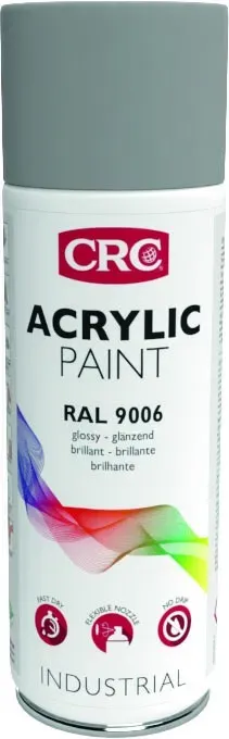Professioneller Schutzlack-Spray ACRYL RAL 9006 Weissaluminium für diverse Oberflächen - 500 ml