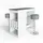Vicco Bartisch Ross 115 x 50 cm Weiß