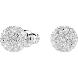 Paar Ohrstecker SWAROVSKI "Schmuck Geschenk Dextera Ohrringe, 5700290", silber (metallfarben, kristallweiß, kristallweiß), Ohrringe, Damen, Metall, mit Swarovski Kristall