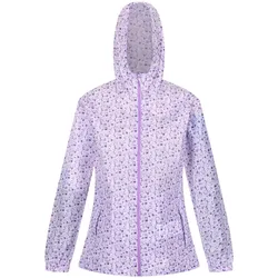 Funktionsjacke Print Wandern/Outdoor/Trekking Damen Wasserdicht 2.000 mm violett|violett 34