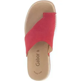 Gabor Pantolette rot, 36 EU