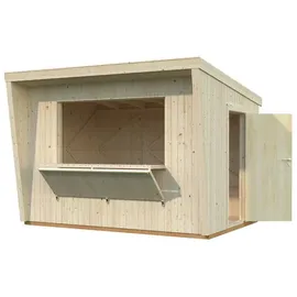 Palmako Kiosk 3,55 x 2,90 m Beige