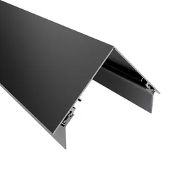 Firstprofil | Aluminium | Mit Dichtungen | Dunkelgrau | Länge 7100 mm