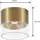 LINDBY Dalila 1 flammig rund gold Aluminium