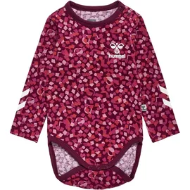 hummel hmlCONFETTI langarm Baby-Body 3430 | windsor wine 56